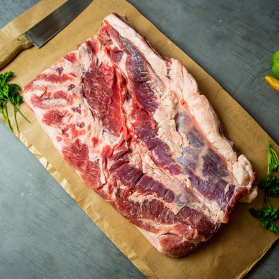 Свинина ребрышки мясные 900 г - купить в Вотской Ураде